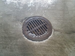 clogged floor drain repair